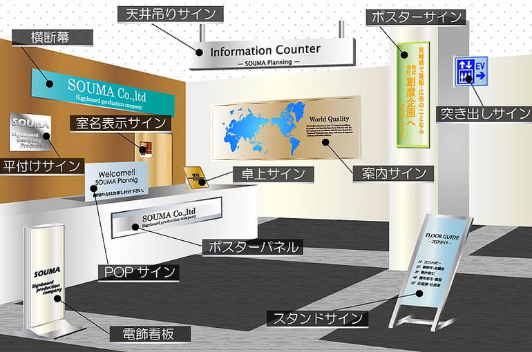 宮崎市で看板の設置をお考えの方へ、参考にいかがでしょうか｜創麿企画のご提案